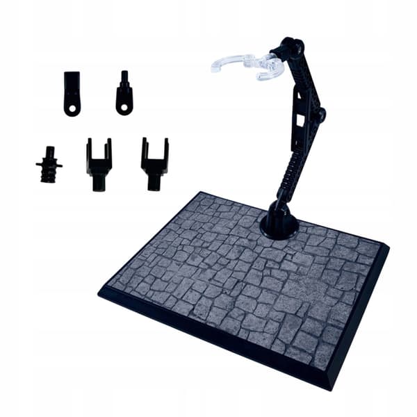 Action figure display stand for 1/144 scale models. Styl C hobbyist display stand