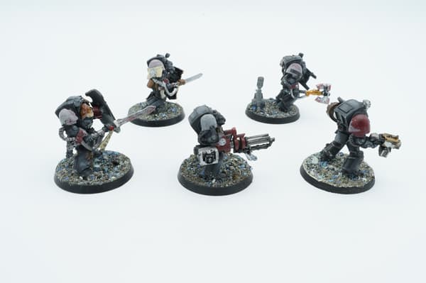 Warhammer 40k Space Marines Terminator Squad – set of 5 plastic miniatures