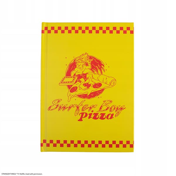 Surfer Boy Pizza Notebook, Stranger Things