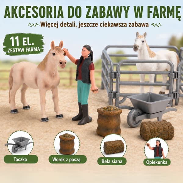 FARM FIGURINE SET. ACCESSORIES