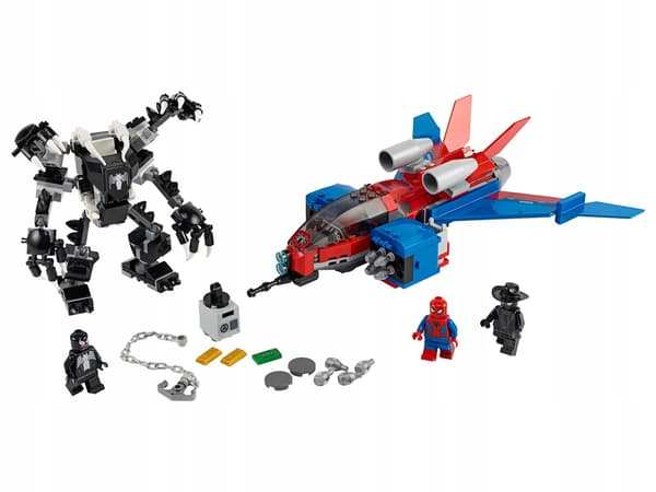 LEGO Super Heroes, Marvel – 76150 Spider-Jet vs Venom Mech –