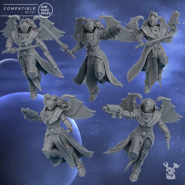 Lunar Angels build kit & squad x5 DakkaDakkaStore
