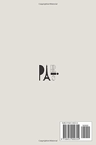 Notebook: Paris Notebook
