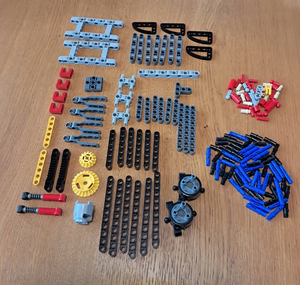 Lego gear pin beam mix Lego Technic SET 1 Large