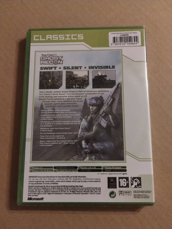 Tom Clancy's Ghost Recon Xbox NEW