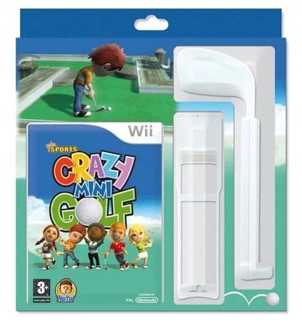 Crazy Mini Golf + Golf Club - Nintendo Wii