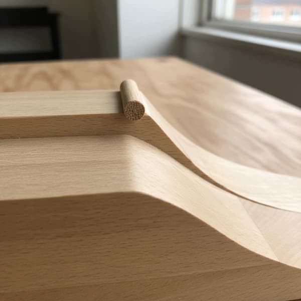 A solid wood toe ramp for practising Ollies, with an elegant design – Venue F