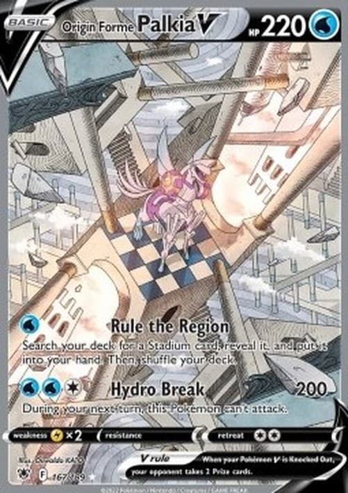 Pokemon Origin Forme Palkia V