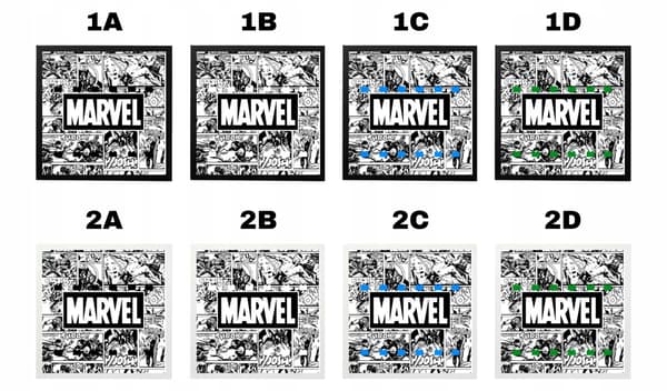 Personalised LEGO Minifigure Display Frame 71039 Marvel 2