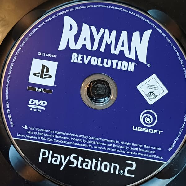 Rayman 10th Anniversary, PlayStation 2, PS2, no booklet