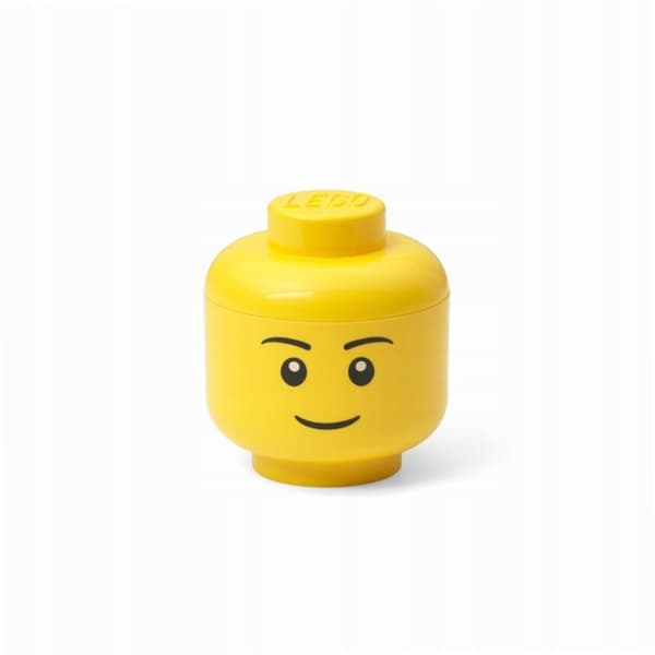 Lego mini-figure head container - boy