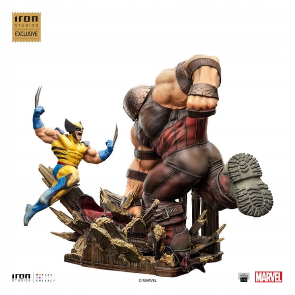 Marvel BDS Art Scale 1/10 Wolverine vs Juggernaut figurine - Iron Studios
