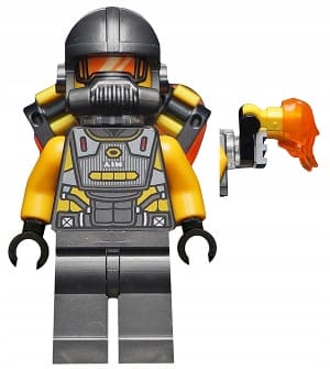 Lego minifigure @@@ AIM AGENT + WEAPON @@@ from set 76143