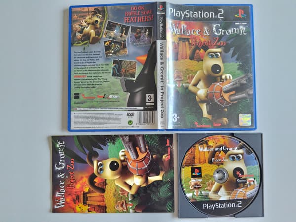 WALLACE & GROMIT IN PROJECT ZOO PS2 3xA