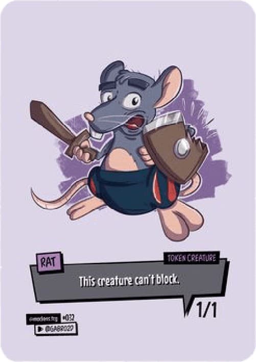 Magic: The Gathering Rat Token