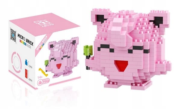 Pokémon JIGGLYPUFF Figure Building Blocks Set Go BOX Pokémon