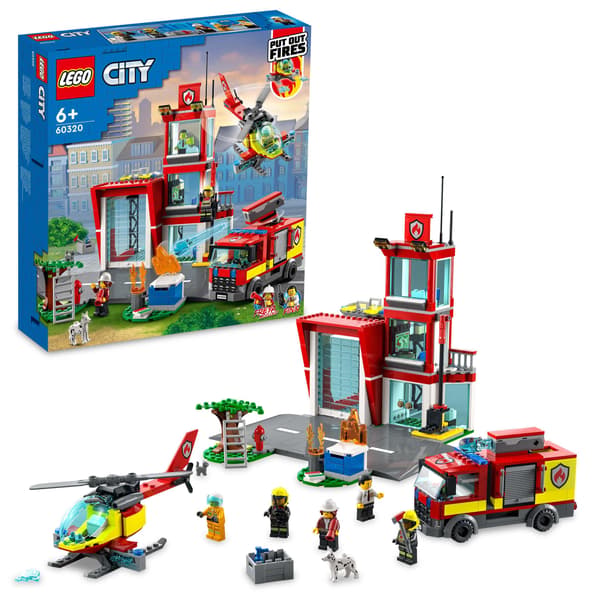 LEGO City 60320 Fire Station and Fire Engine – NEW