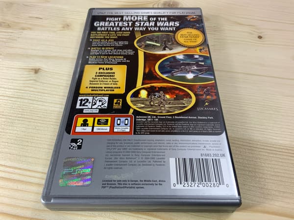 STAR WARS BATTLEFRONT II – PSP disc, in excellent condition, complete set