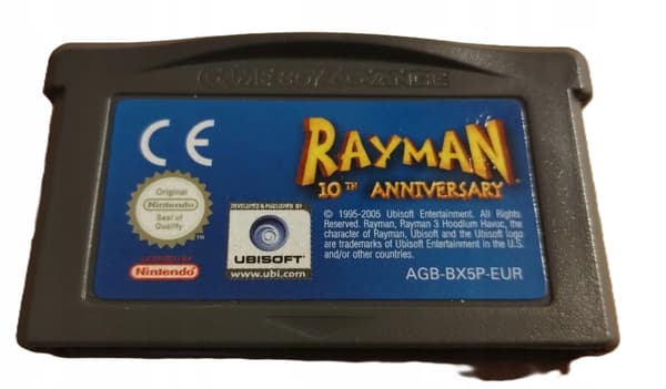 RAYMAN 10TH ANNIVERSARY Nintendo Game Boy Advance