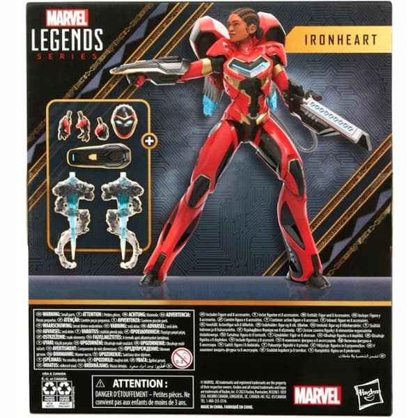 MARVEL LEGENDS WAKANDA BLACK PANTHER IRONHEART