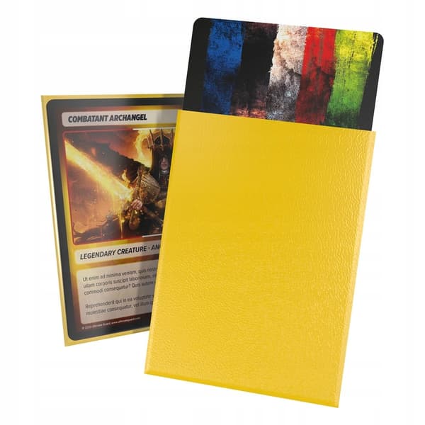 ULTIMATE GUARD CORTEX SLEEVES MATTE STANDARD SIZE (100) - YELLOW