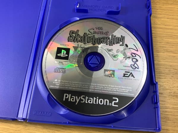 THE SIMPSONS SKATEBOARDING – PS2 disc, very good+ condition