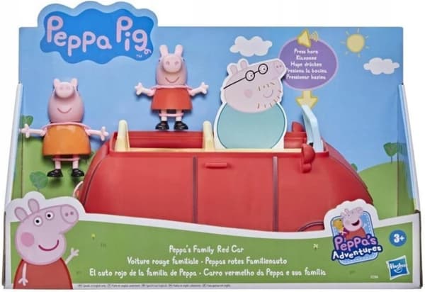 PEPPA PIG RED CAR TOY – NEW