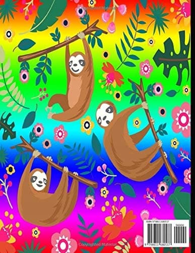 My Awesome Comic Book: Rainbow Sloth Comic Book with 110 pages. Create Yo