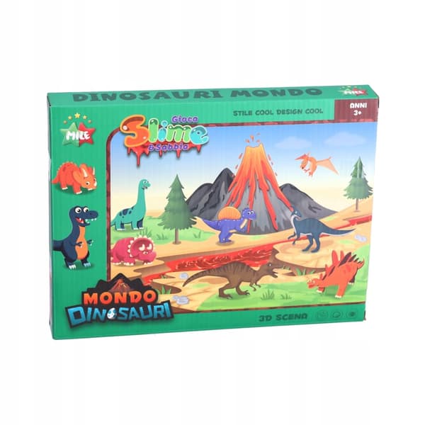 DIY 3D dinosaur scene