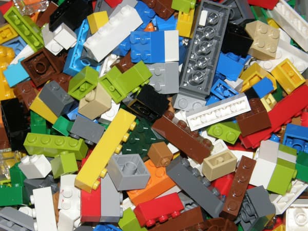 Original Lego building blocks – Brick MIX, 0.5 kg