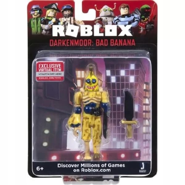ROBLOX DARKENMOOR BAD BANANA figurine – ORIGINAL GAME CODE