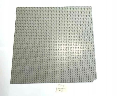 109x1c. LEGO 4186 thin 48x48 plate, thin grey (old US), DAMAGED