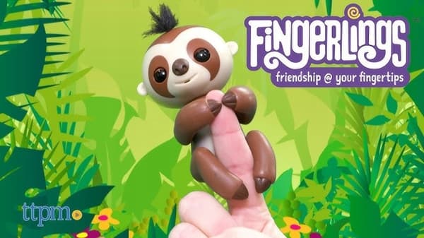 FINGERLINGS SLOTH – INTERACTIVE FINGER TOY FOR CHILDREN WITH SOUNDS