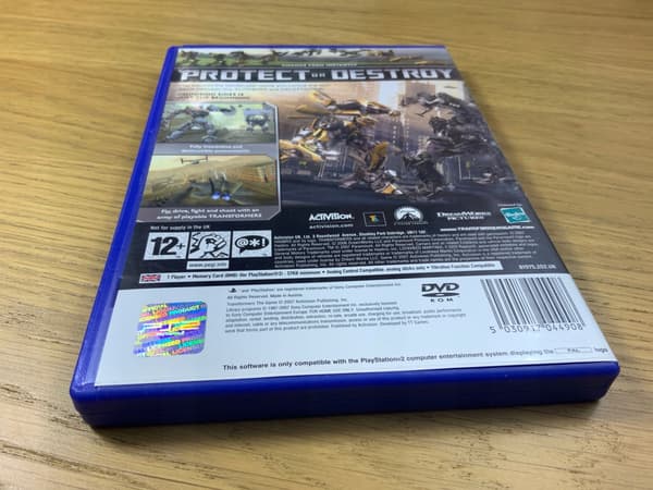 TRANSFORMERS THE GAME – Complete Set, BDB disc, PS2