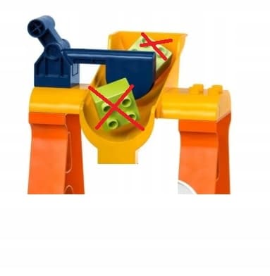 LEGO Duplo Crane from the Train Set – Unloading the Cargo