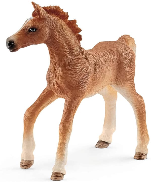 SCHLEICH 42361 FOAL WITH A BLANKET