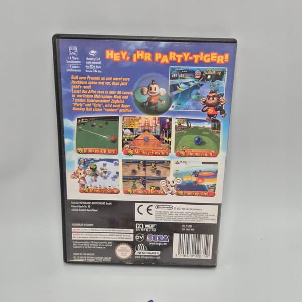 Nintendo GameCube Super Monkey Ball PAL