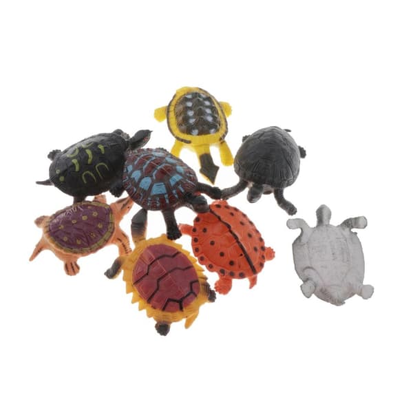 8cm Crystal Pyramid, Educational Physics Toy, Suncatcher, Turtle, 8-piece set