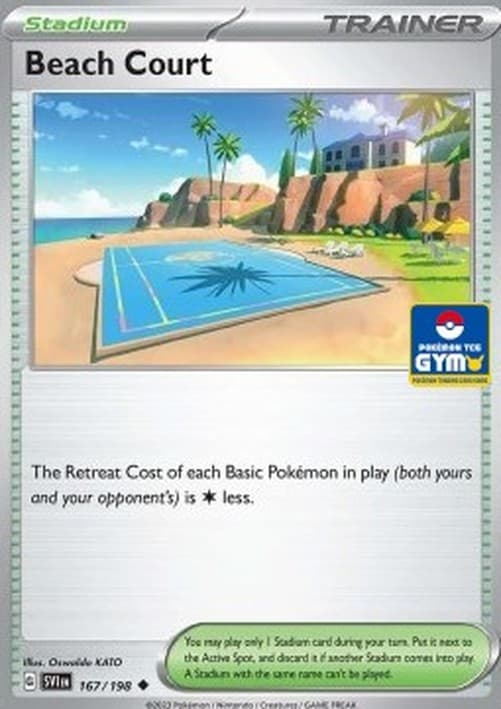 Pokemon Beach Court