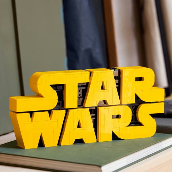 LEGO Star Wars 75407 Star Wars Logo made from bricks