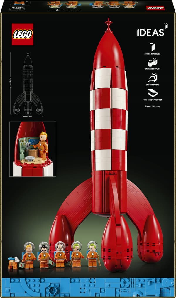 LEGO Ideas Tintin and the Moon Rocket 21367