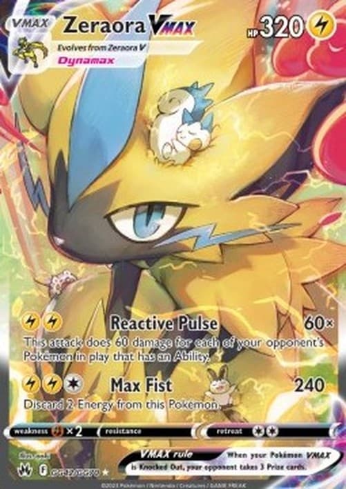 Pokemon Zeraora VMAX