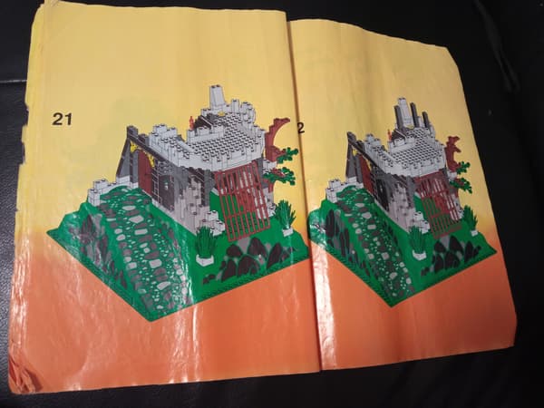 LEGO Castle 6082 Fire Breathing Fortress Instructions