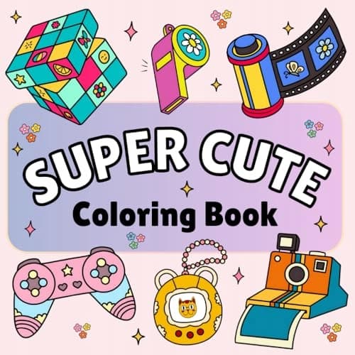 Creators, Amusing Super Cute Things Colouring Book: Bold and Easy Designs for