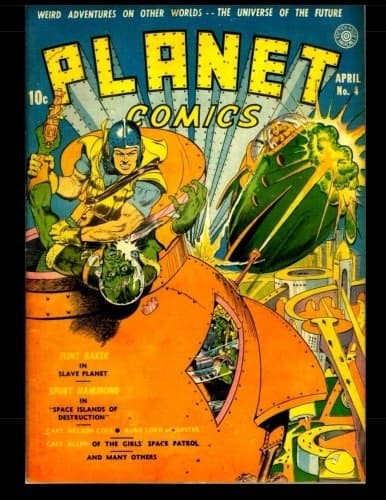 Planet Comics #4: Golden Age Science Fiction Comics