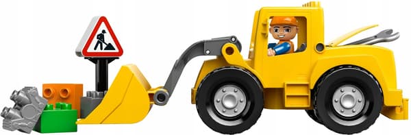 LEGO DUPLO 10520 Loader, Construction Site, Road Sign, Spanner, Builder