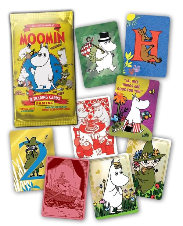 Panini Moomins cards: CREATIVE WORLD Moomin Collector’s TIN BOX