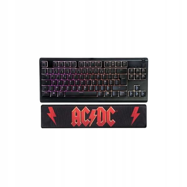 Subsonic AC/DC Wrist Rest – Memory Foam, Ergonomic Design – Licensed AC/DC