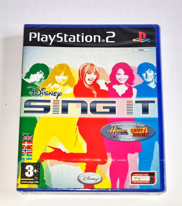 DISNEY SING IT PS2 – NEW – SEALED –