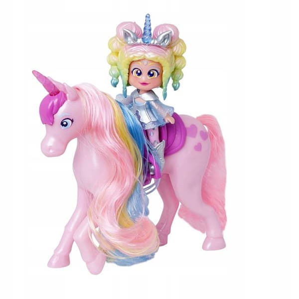 KOOKYLOOS SET: IRIS RAINBOW UNICORN DOLL FOR GIRLS (COMBING)